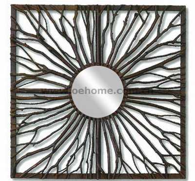 8461 Metal decorative wall mirrors for Hosipitality